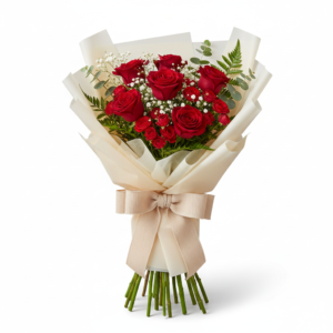 Ramo Paixão Clássica – Rosas Vermelhas Premium